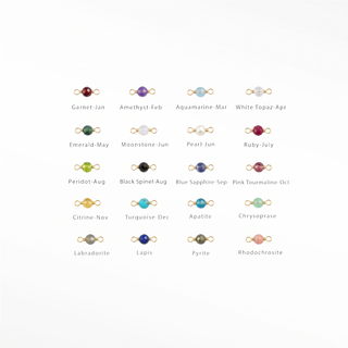 Permanent Connectors Natural Gemstone Rock Candy | 14K Yellow (Pack of 3)
