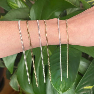 Permanent chains cuban 2.5mm | sterling silver