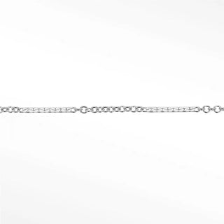 Permanent chains dapped bar | sterling silver