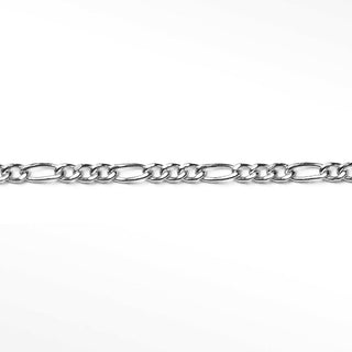 Figaro 1.5.mm Silver Chain for Permanent Jewelry - Nina Wynn