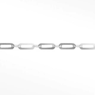 Permanent chains mirror paperclip 6mm designer line | sterling silver