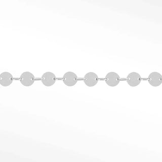 Permanent chains mirror round 3mm designer line | 14k white