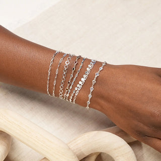 Permanent chains mirror round 3mm designer line | 14k white