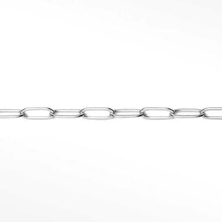 Permanent chains paperclip 5x2mm | sterling silver