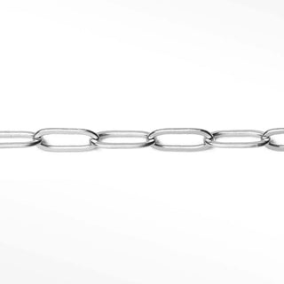 Permanent chains paperclip 8.8x4mm | sterling silver