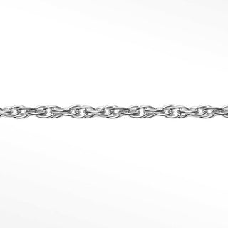 Permanent chains rope 3x2mm | sterling silver