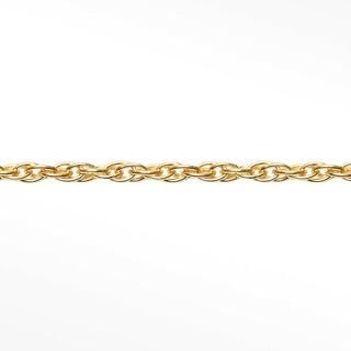 Permanent chains rope 3x2mm | 14/20 gold filled yellow