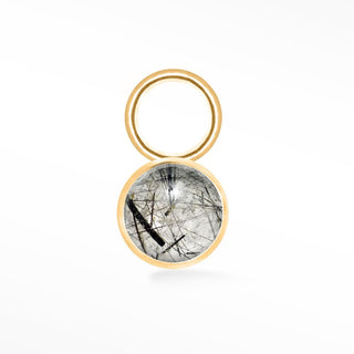 Permanent Jewelry Charms Nomad Natural Gemstone | 14K Yellow