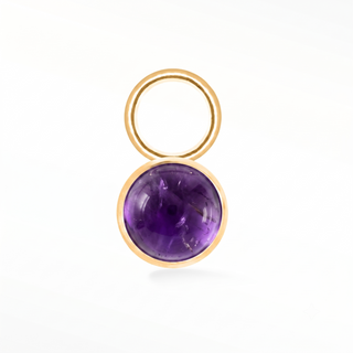 Permanent Jewelry Charms Nomad Natural Gemstone | 14K Yellow