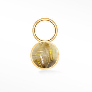 Permanent Jewelry Charms Nomad Natural Gemstone | 14K Yellow