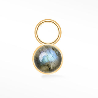 Permanent Jewelry Charms Nomad Natural Gemstone | 14K Yellow