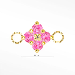 A dose of good luck and stunning style awaits you with our custom clover 14k gold or silver