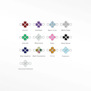 A dose of good luck and stunning style awaits you with our custom clover 14k gold or silver