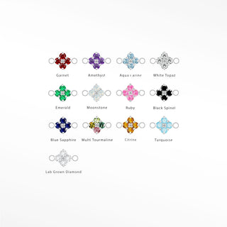 A dose of good luck and stunning style awaits you with our custom clover 14k gold or silver