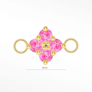 A dose of good luck and stunning style awaits you with our custom clover 14k gold or silver
