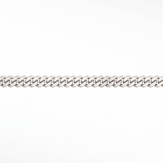 Permanent Necklace Cuban 4mm Designer Line | Sterling Silver