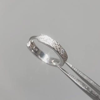 Florentine hoop earrings shown in motion highlighting comfort