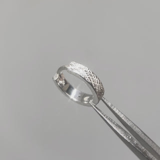 Florentine hoop earrings shown in motion highlighting comfort