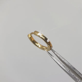 Finished with a secure flat-back closure for all-day, sleep-in comfort, these hoops are designed for lasting brilliance and modern luxury.