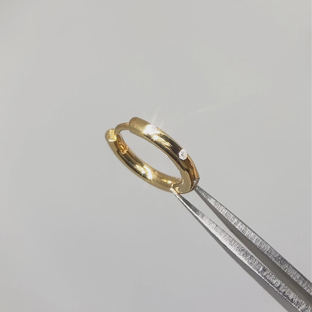 Finished with a secure flat-back closure for all-day, sleep-in comfort, these hoops are designed for lasting brilliance and modern luxury.