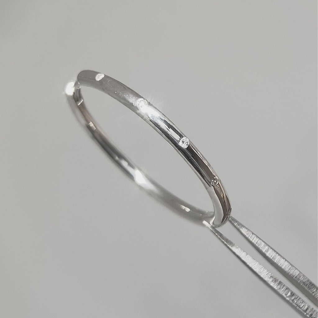ellie hoop earrings shown in motion for all day comfort