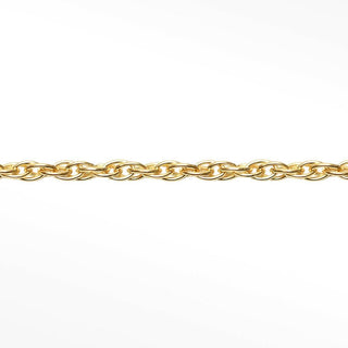 Rope 3x2mm 14K Yellow Gold Chain for Permanent Jewelry - Nina Wynn