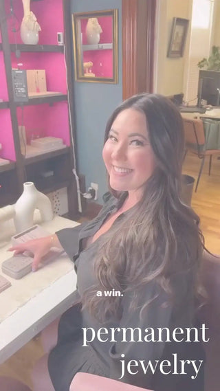 come with me to get permanent jewelry in Denver by Nina Wynn