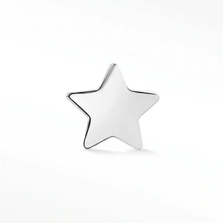 Elevate your style with the delicate and timeless charm of flat back earring star crossed 14k