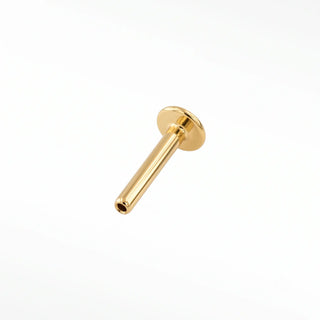 Shop 18g implant-grade titanium threadless labret posts in 5mm 6mm and 7mm. Perfect for lobe cartilage piercings.