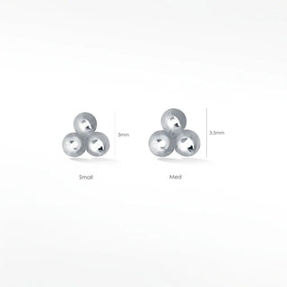 Detailsearrings information metal: 14k gold overall size: 3.5mm stainless steel pin: 26g (0.42mm)