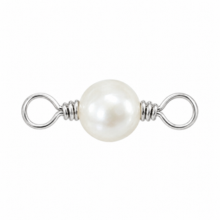 Pearl Rock Candy single connector in Sterling Silver