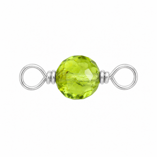 Peridot Rock Candy single connector in Sterling Silver