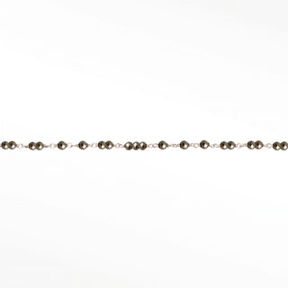 Ethereal Pyrite Permanent Jewelry Chain | Sterling Silver - Sample