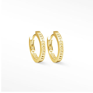 Pagoda Gold Vermeil Hoop Earrings 15mm [product_metal] [product_color]  - Nina Wynn Designs 