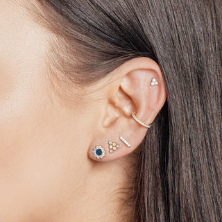 Moonstone 18K Stud Earrings [product_metal] [product_color]  - Nina Wynn Designs 