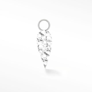 Forged Angel Wings 13mm 18k White Gold Petite Charms [product_metal] [product_color]  - Nina Wynn Designs 