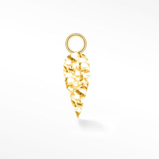 Forged Angel Wings 13mm 18k Yellow Gold Petite Charms [product_metal] [product_color]  - Nina Wynn Designs 