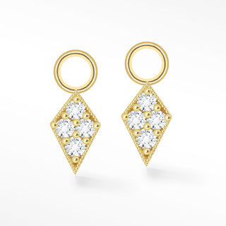 Kite 7mm Diamond 18k White Gold Petite Charms [product_metal] [product_color]  - Nina Wynn Designs 