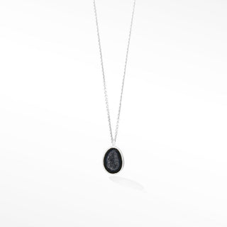 Adorn Petite Geode Silver Necklace - Nina Wynn