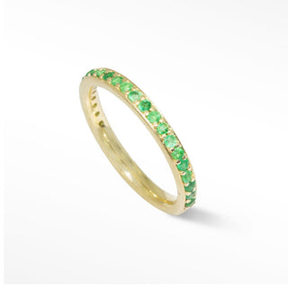 Emerald 14K Yellow Gold Ring - Nina Wynn
