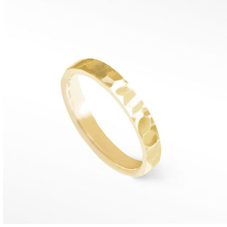 Forged 14k Yellow Gold Ring - Nina Wynn