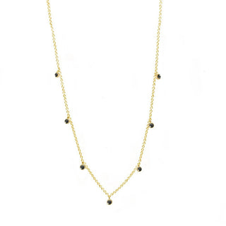 Forged Diamond 18k Yellow Gold Necklace - Nina Wynn