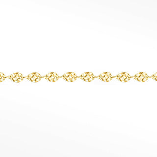 Hammer Drop Dainty 4.5mm 14k Gold Chain Designer Line for Permanent Jewelry - Nina Wynn