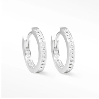 Sterling Silver Hoops - Pagoda 15mm - product photo of 925 sterling silver hoop earrings