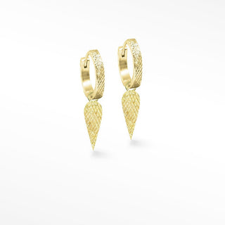 Vintage Lace Labradorite Gold Vermeil Convertible Earrings - Nina Wynn